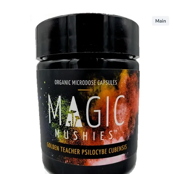 Golden Teacher Magic Mushroom Capsules – 500mg