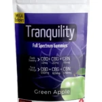 Mega Tranquility Green Apple Gummies – CBD 1250mg • CBG 625mg • CBN 1250mg (25 Pack)