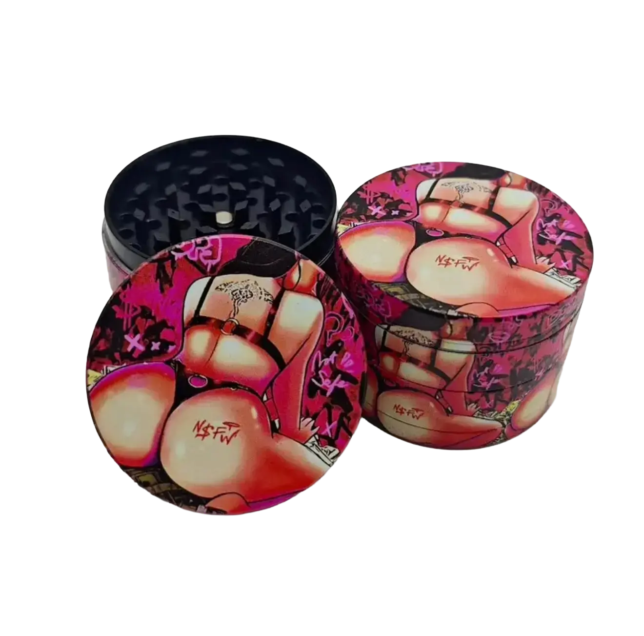 The Mation – 4-Piece Compact Metal Herb Grinder