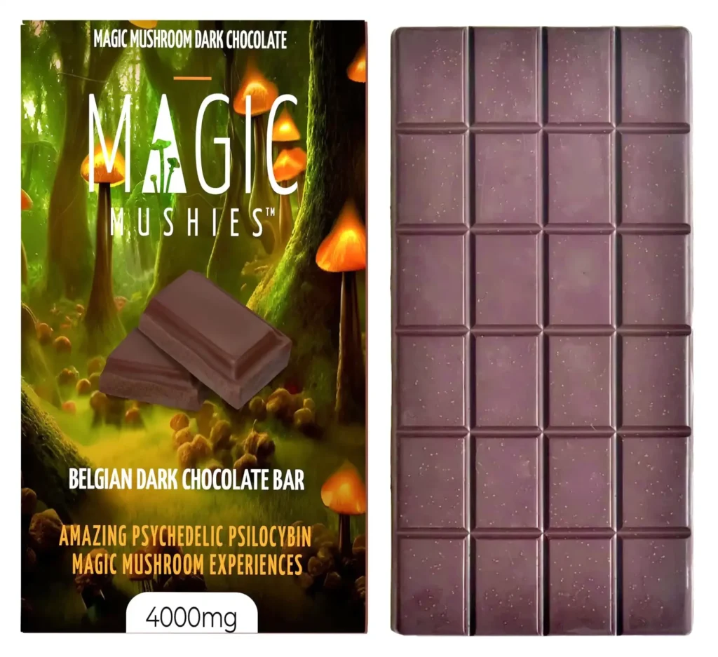 medicalhigh.ca|Magic Mushroom Dark Chocolate Bar 4000MGmagic-mushroom-belgian-dark-chocolate-bar-front-with-bar-scaled (1)