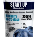 Startup Blueberry Microdose Mushroom Gummies 250mg
