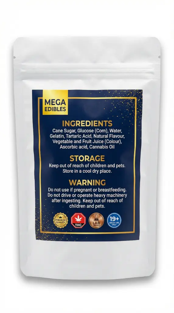 medicalhigh.ca | Mega Dose Gummies | Blue Raspberry | 5000mg THCMega-Dose-Blue-Rasp-back (1) Mega Dose Gummies | Blue Raspberry | 5000mg THC - Image 3
