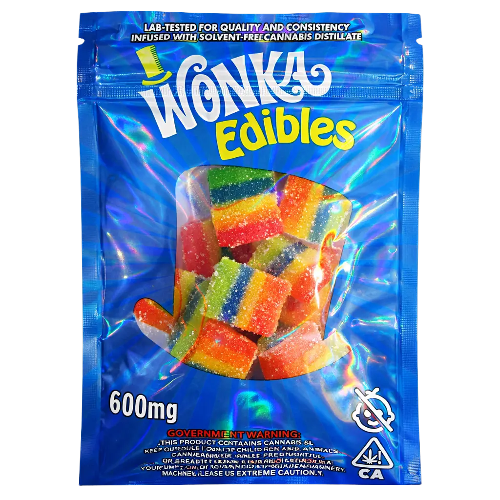 Rainbow Strips Gummy Rings | 600mg THC