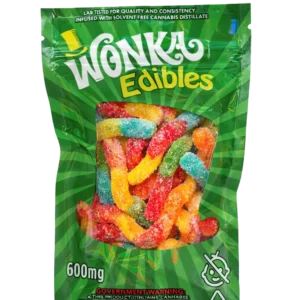 Sour Gummy Worms | 600mg THC