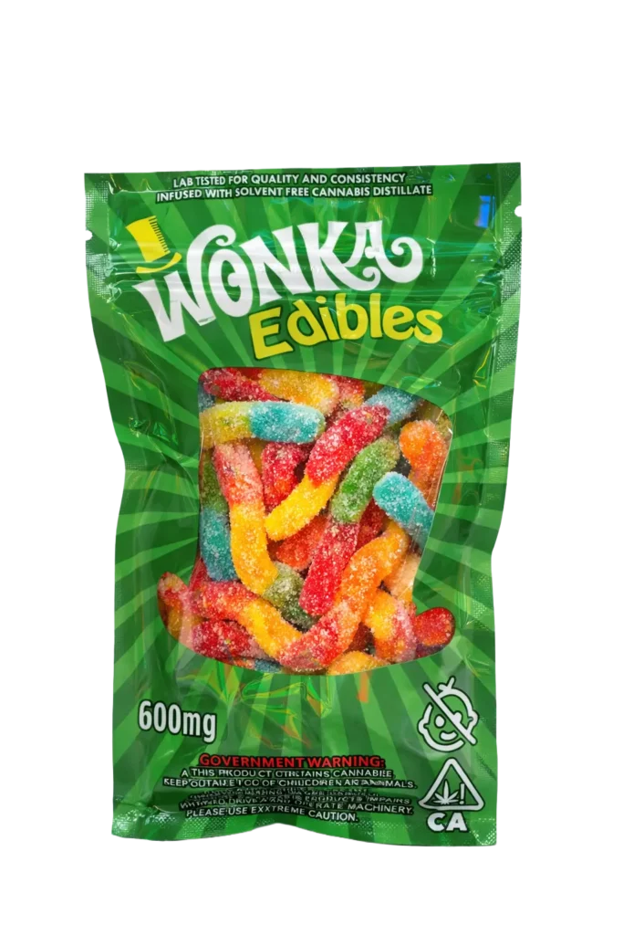 Sour Gummy Worms | 600mg THC